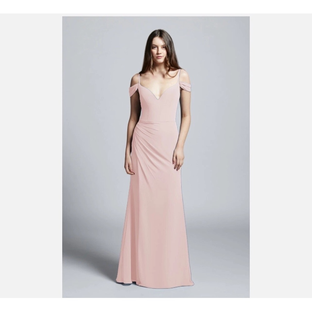 Hayley Paige Occasions Bridesmaids Gown Guest Wedding Dress - Size 2